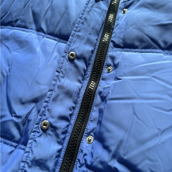 Puffer Coat In Violet-Blue - Picture 2 of 7